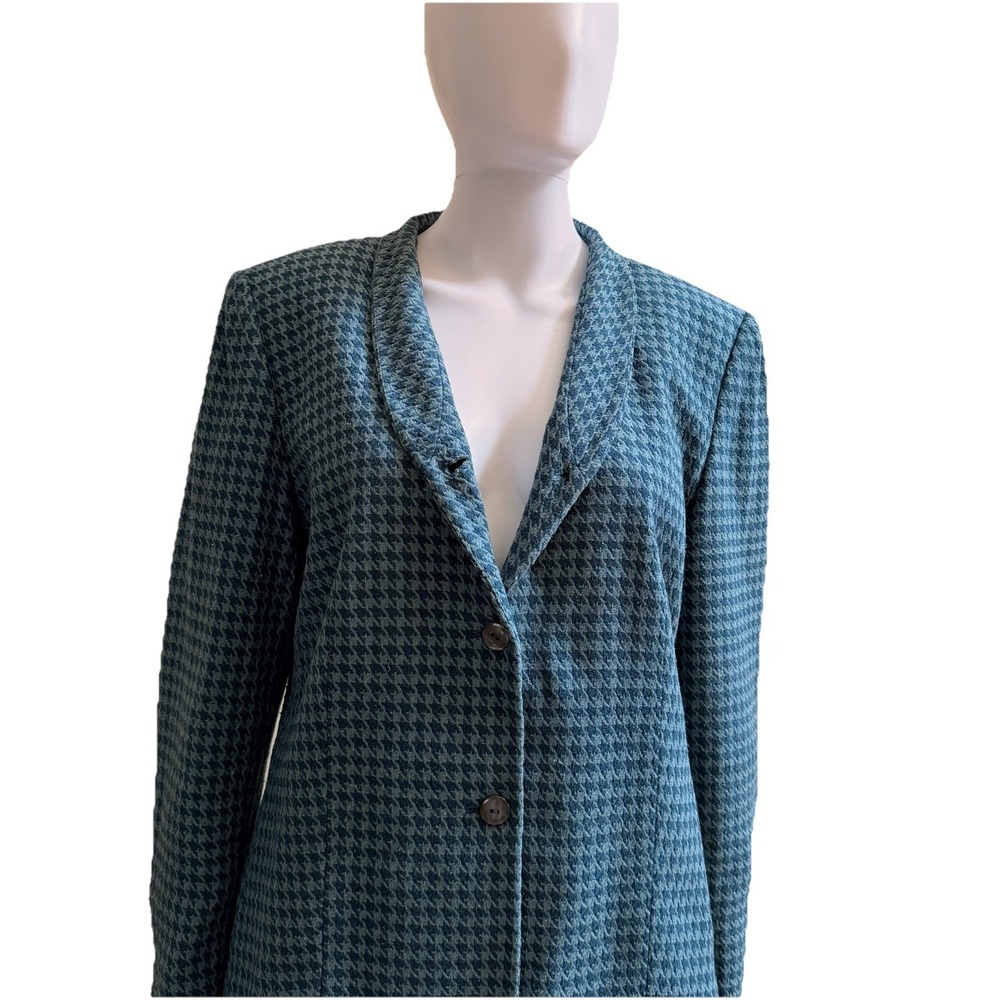 Womens Anna Carole 16 2pc Lined Business Suit Skirt Blazer 100% Silk - Picture 2 of 16